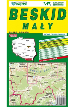 Beskid Mały 1:50 000 mapa turystyczna PIĘTKA