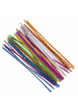 Druciki kreatywne metalizowane 30cm 40szt
