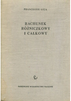 Rachunek różniczkowy i całkowy