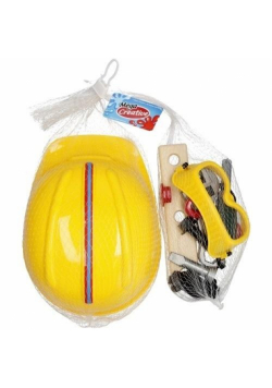 Kask budowlany z akcesoriami