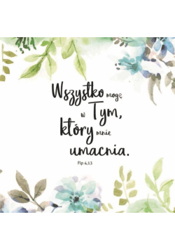 Podstawka korkowa - Wszystko mogę w tym