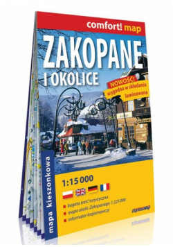 Comfort! map Zakopane i okolice 1:15 000 mapa
