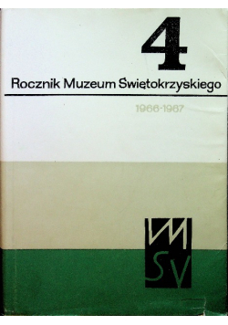Rocznik Muzeum Świętokrzyskiego Tom 4