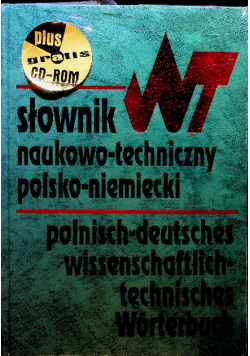 Słownik naukowo techniczny polsko niemiecki z CD