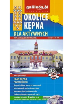 Mapa dla aktywnych - Okolice Kępna 1: 50 000