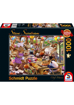Puzzle PQ 1000 Zwierzaki w kuchni (Chef Mania) G3
