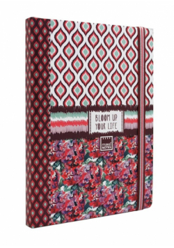 Bloom Notatnik ozdobny A5/96K linia wzory