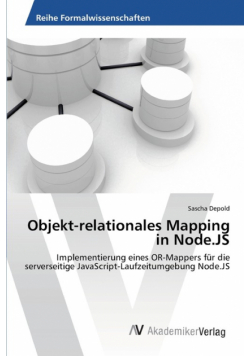 Objekt-relationales Mapping in Node.JS