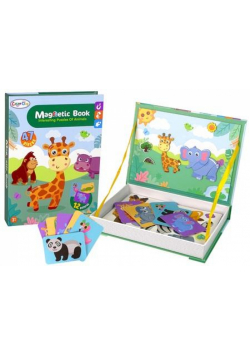 Magnetyczna układanka książka + puzzle