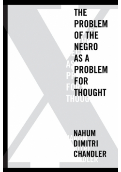 X-The Problem of the Negro as a Problem for Thought