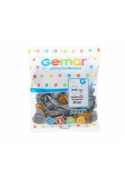 Balony GM90 metal złote i srebrne 50szt