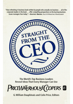 Straight from the CEO