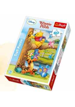Puzzle 60 Kubuś Puchatech Małe co nieco TREFL