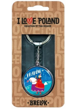 Brelok I love Poland Kraków ILP-BRE-A-KRA-08