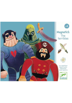 Drewniana układanka magnetyczna - Los Machos