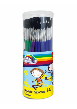 Pędzle w tubie nr 1-6 (72szt) FIORELLO
