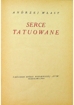 Serce tatuowane 1927 r.