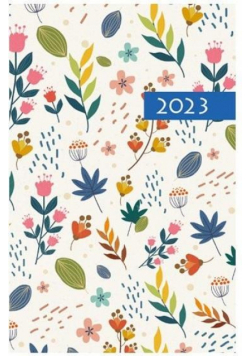 Terminarz 2023 B7 Kolorowy ornament