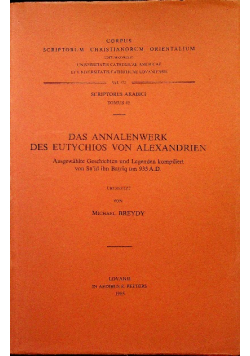 Das annalenwerk des eutychios 45