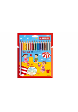 Kredki Trio 15+3 kolory etui STABILO