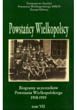 Powstańcy Wielkopolscy Tom VII