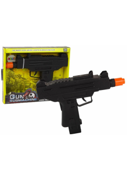 Pistolet czarny wibracje + dźwięk