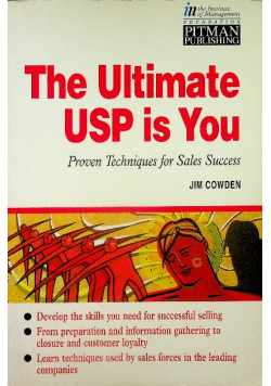 The Ultimate USP is You Dedykacja autora