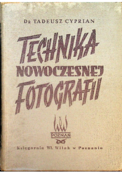 Technika nowoczesnej fotografii 1949 r.