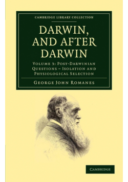 Darwin, and After Darwin