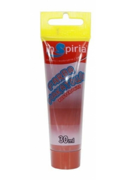 Farba plakatowa w tubie brązowa 30ml (6szt)