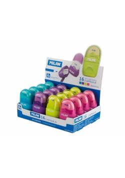 Temperówko-Gumka Capsule (16szt) MILAN