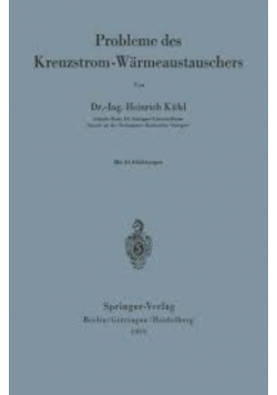 Probleme des kreuzstrom warmeaustauschers