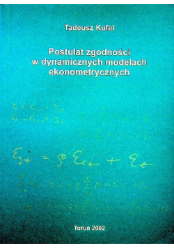 Postulat zgodności w dynamicznych modelach ekonometrycznych