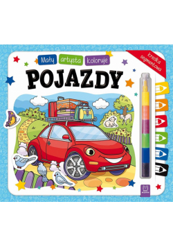 Mały artysta koloruje pojazdy