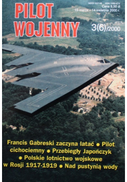 Pilot wojenny zeszyt 3 Nr  6 / 2000
