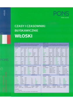 Czasy i czasowniki błyskawicznie. Włoski PONS