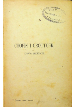 Chopin i Grottger 1892r.