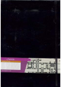 Notes A4 Linia Formalizm Czarny ANTRA