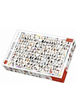 Puzzle 1000 208 Kotów TREFL