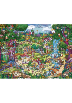 Puzzle 1500 Wspaniały las (Puzzle+plakat)