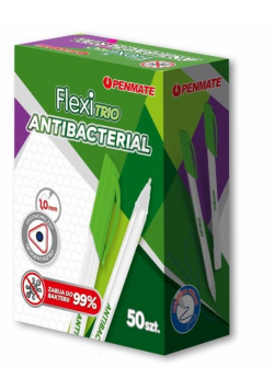 Długopis Flexi Trio Jet Antibacterial nieb (50szt)