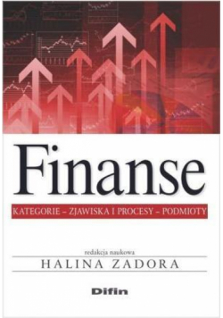 Finanse. Kategorie, zjawiska i procesy, podmioty