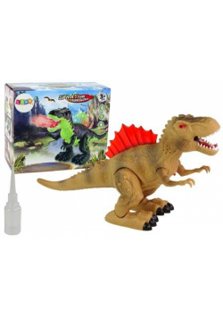 Dinozaur ziejący ogniem brązowy