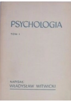 Psychologia Tom 1