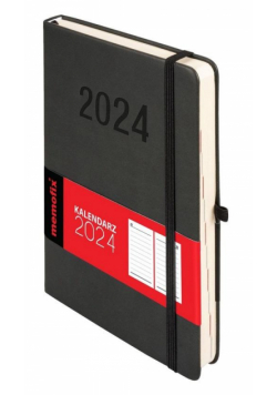 Kalendarz 2024 Memo A5 DNS czarny