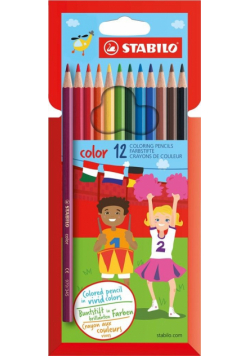 Kredki drewniane Color 12 kolorów