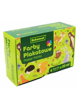 Farby plakatowe 20ml 6 kolorów