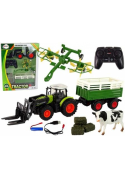 Traktor zdalnie sterowany + akcesoria
