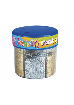 Brokat sypki srebrno-złoty 50g ASTRA