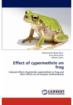 Effect of cypermethrin on frog
